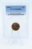 1953-S PCGS MS66RD Lincoln Wheat Cent Business Strike 1C