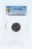 1936-P PCGS MS64 Buffalo Nickel Business Strike 5C