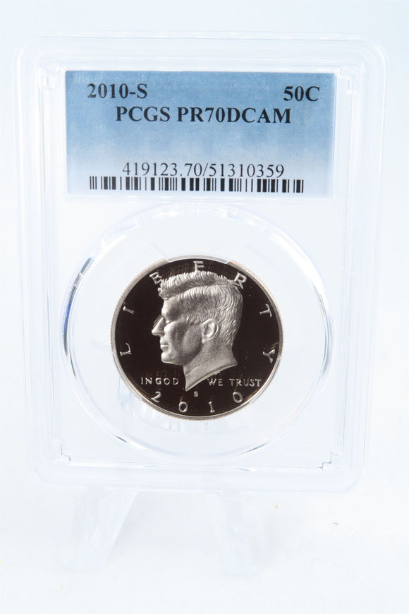 2010-S PCGS PR70DCAM Kennedy Half Dollar Proof 50C