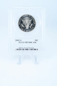 2005-S PCGS PR70DCAM Kennedy Half Dollar Proof 50C