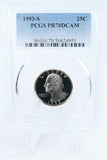 1993-S PCGS PR70DCAM Washington Quarter Proof 25C