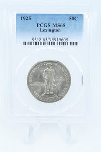 1925-P PCGS MS65 Lexington Classic Commemorative Half Dollar 50C