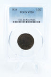 1826-P PCGS VF20BN Classic Head Half Cent Business Strike