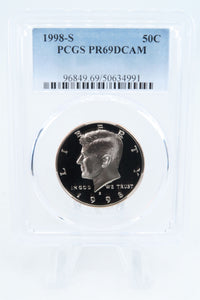 1998-S PCGS PR69DCAM Kennedy Half Dollar Proof 50C