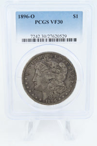 1896-O PCGS VF30 Morgan Dollar Business Strike