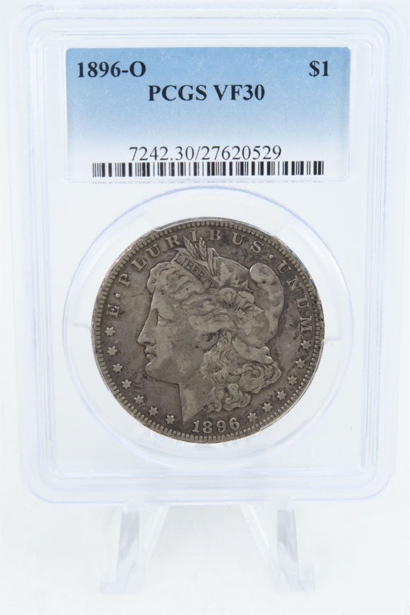 1896-O PCGS VF30 Morgan Dollar Business Strike