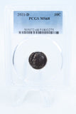 2011-D PCGS MS68 Roosevelt Dime Business Strike 10C