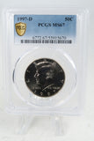 1997-D PCGS MS67 Kennedy Half Dollar Business Strike 50C