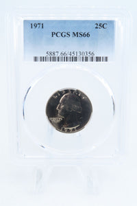 1971-P PCGS MS66 Washington Quarter Business Strike 25C