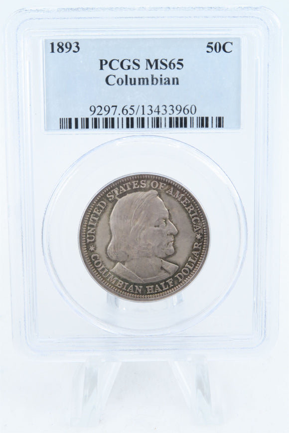1893-P PCGS MS65 Columbian Classic Commemorative Half Dollar 50C