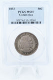 1893-P PCGS MS65 Columbian Classic Commemorative Half Dollar 50C