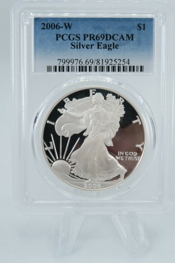 2006-W PCGS PR69DCAM American Silver Eagle Proof
