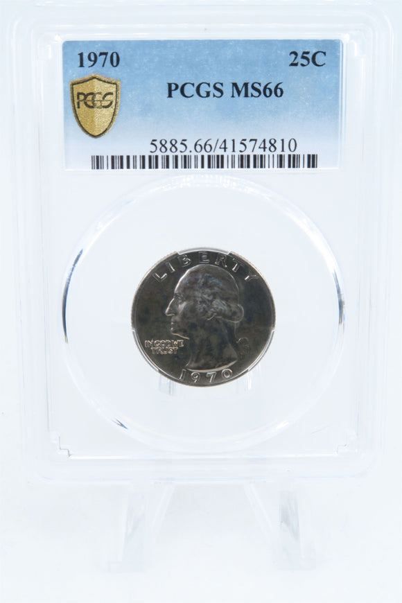1970-P PCGS MS66 Washington Quarter Business Strike 25C