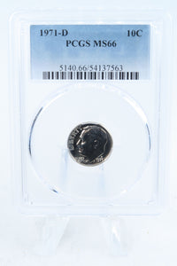 1971-D PCGS MS66 Roosevelt Dime Business Strike 10C