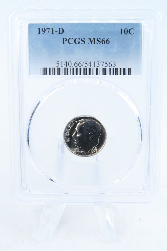 1971-D PCGS MS66 Roosevelt Dime Business Strike 10C