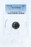 1971-D PCGS MS66 Roosevelt Dime Business Strike 10C