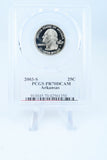 2003-S PCGS PR70DCAM Arkansas State Quarter Proof 25C