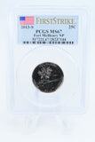 2013-S PCGS MS67 Fort McHenry NP Quarter Business Strike 25C