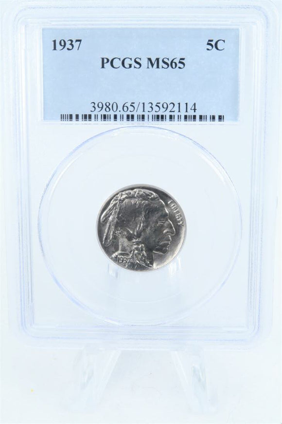 1937-P PCGS MS65 Buffalo Nickel Business Strike 5C