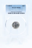 1939-S PCGS MS66 Mercury Dime Business Strike 10C