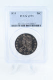 1824-P PCGS VF35 Capped Bust Half Dollar Business Strike 50C