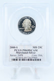 2000-S PCGS PR69DCAM Silver Maryland State Quarter Proof 25C