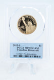 2013-S PCGS PR70DCAM Theodore Roosevelt Presidential Dollar Proof