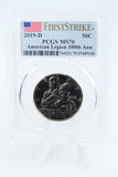 2019-D PCGS MS70 American Legion 100th Anniversary Modern Commemorative 50C