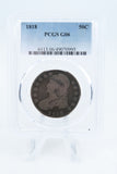 1818-P PCGS G06 Capped Bust Half Dollar Business Strike 50C
