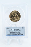 2007-P PCGS MS66 Washington Presidential Dollar