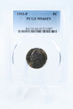 1993-P PCGS MS66FS Jefferson Nickel Full Steps Business Strike 5C