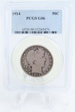 1914-P PCGS G06 Barber Half Dollar Business Strike 50C
