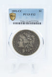 1891-CC PCGS F12 Morgan Dollar Business Strike