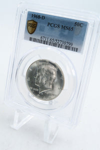 1968-D PCGS MS65 Kennedy Half Dollar Business Strike 50C