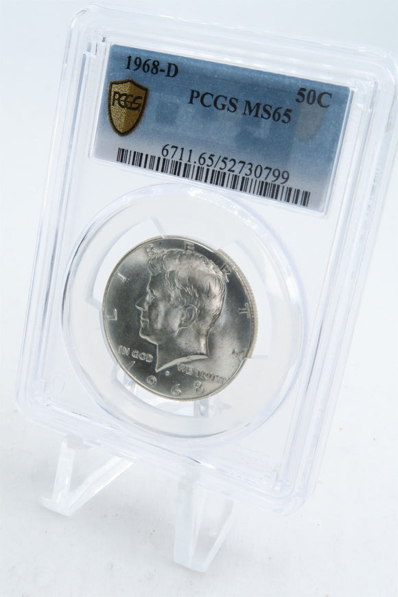 1968-D PCGS MS65 Kennedy Half Dollar Business Strike 50C