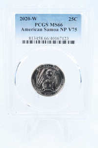 2020-W PCGS MS66 American Samoa NP Quarter Business Strike 25C