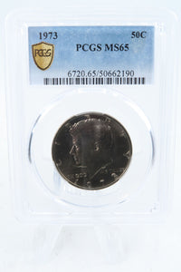 1973-P PCGS MS65 Kennedy Half Dollar Business Strike 50C