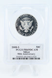 2008-S PCGS PR69DCAM Silver Kennedy Half Dollar Proof 50C