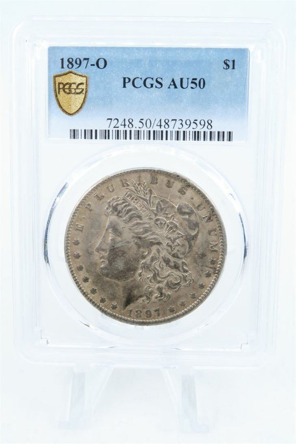 1897-O PCGS AU50 Morgan Dollar Business Strike