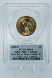 2008-P PCGS MS66 John Quincy Adams - Position B Dollar Business Strike