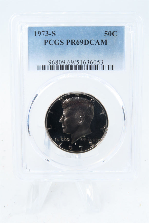1973-S PCGS PR69DCAM Kennedy Half Dollar Proof 50C
