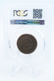 1855-P PCGS VF35BN Slanted 55 Braided Hair Cent Business Strike 1C