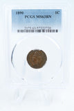 1890-P PCGS MS63BN Indian Cent Business Strike 1C