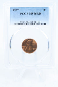 1977-P PCGS MS66RD Lincoln Memorial Cent Business Strike 1C