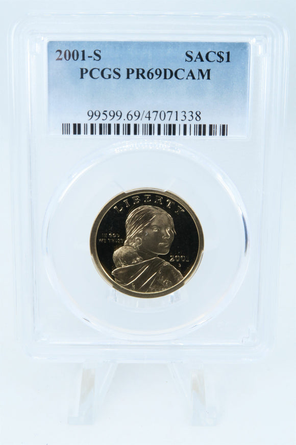 2001-S PCGS PR69DCAM Sacagawea Dollar Proof