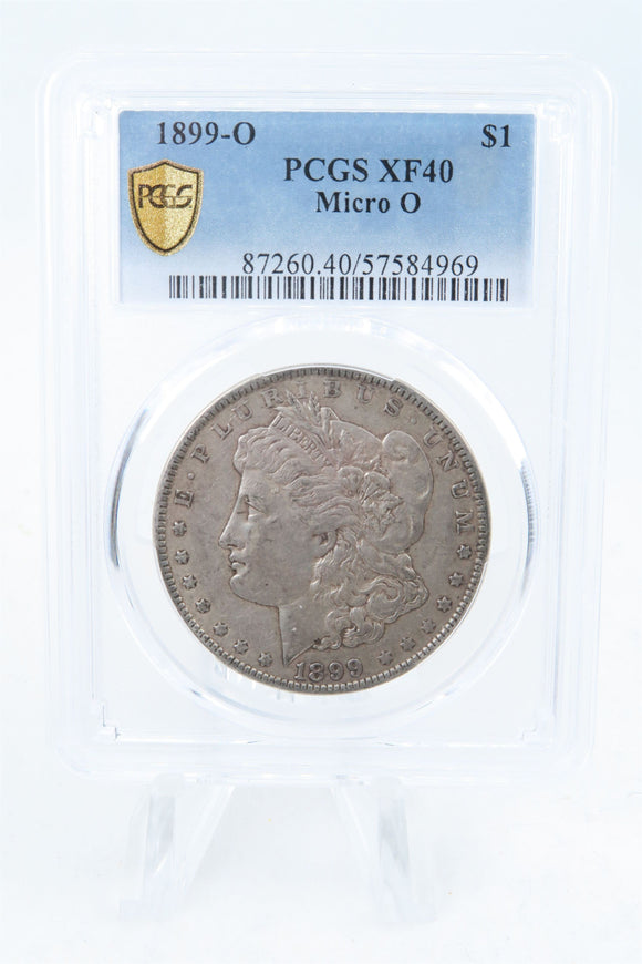 1899-O PCGS XF40 Micro O Morgan Dollar Business Strike