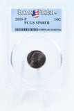 2010-P PCGS SP68FB Satin Finish Roosevelt Dime 10C