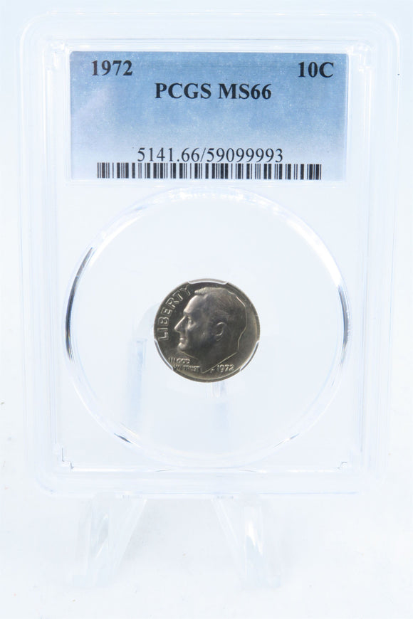 1972-P PCGS MS66 Roosevelt Dime Business Strike 10C