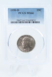 1950-D PCGS MS66 Washington Quarter Business Strike 25C