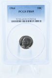 1964-P PCGS PR69 Roosevelt Dime Proof 10C